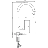 Смеситель для кухни Splenka S05.40.06 черный