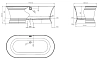 Ванна из искуственного камня Astra-Form Шарм 1010017 белый