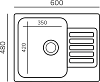 Кухонная мойка Polygran Quartzbond 688278 серый