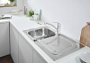 Комплект Grohe Eurosmart 31565SD0 Кухонная мойка K300 31563SD0 + Смеситель Eurosmart 33281002 для кухонной мойки