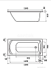 Акриловая ванна Santek Monaco 150x70 1WH111976