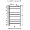 Полотенцесушитель электрический Grois Nex GR-112 50/80 П8 9016 U белый