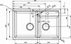 Кухонная мойка Iddis Vane G V21B782i87, белый