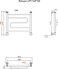 Полотенцесушитель водяной Тругор Феникс НП 1 50*50