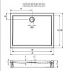 Акриловый поддон для душа Riho Davos 251 D002006005 90x90 см с панелью и ножками белый
