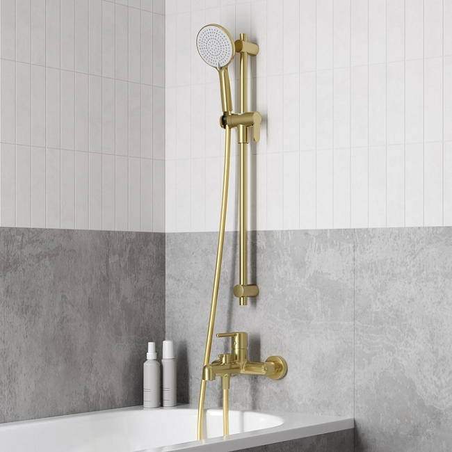 Смеситель для ванны Iddis Aiger AIGMG00i02WA золото