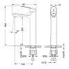 Смеситель для раковины Lemark Linara LM0409C хром