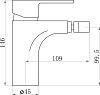 Смеситель BelBagno Loyd LOY BD CRM для биде