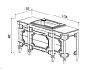 Тумба под раковину Belux Кастилия КАСТИЛН170-06-110