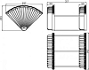 Полка угловая 30 см Lemark Jasmine LM6682ORB, чёрная бронза