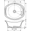 Раковина накладная Axor Urquiola 11301000 белый