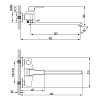 Смеситель для ванны Lemark Unit LM4517C хром