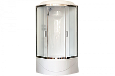 Душевая кабина 90х90 см Royal Bath ВК RB90BK1-M-CH стекло матовое