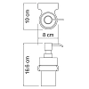 Дозатор для жидкого мыла WasserKRAFT Berkel К-6800 K-6899 хром