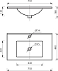 Мебельная раковина Misty Qvatro 75