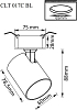 Встраиваемый спот Crystal Lux CLT 017C BL