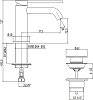 Смеситель для раковины Gattoni Circle Two 9140/91BO