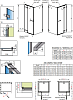 Боковая стенка 24.3 см Radaway Euphoria KDJ 243 R 383241-01R стекло прозрачное