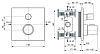 Смеситель для ванны с душем Ideal Standard Ceratherm A7522GN серый