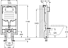 Инсталляция Roca DUPLO WC COMPACT 890080020 для подвесного унитаза