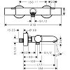 Термостат для душа Hansgrohe Ecostat 13325000 хром