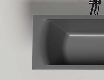 Ванна из искусственного камня Salini Cascata S-Sense 170x75 104113G, белый