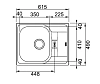 Кухонная мойка Franke Polar 101.0192.905 серый