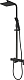 Душевая стойка Aquanet Gotic AF440-72-S-B, матовый чёрный