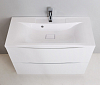 Тумба для комплекта BelBagno MARINO-1000-2C-PIA-BL-P bianco lucido