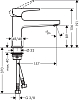 Смеситель для раковины Hansgrohe Metropol 32503000, хром