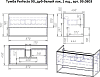 Тумба под раковину Dreja Perfecto 90 99.0808, белый глянец