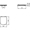 Крышка-сиденье для унитаза Ideal Standard Tesi T3527V3