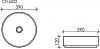 Раковина накладная 39 см Ceramica Nova Element CN6022, белый