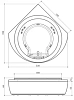 Акриловая ванна Jacuzzi Nova 9H43-557A белый