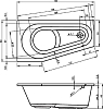 Акриловая ванна Riho Delta 150x80 B066001005