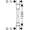 Душевой шланг 125 см Hansgrohe Isiflex 28272340 черный
