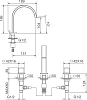 Смеситель La Torre Profili 45801ST.CR для раковины