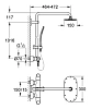 Душевая система Grohe Rainshower Veris 27472000 хром
