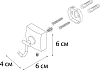 Крючок Fixsen Kvadro FX-61305F хром