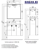 Тумба под раковину Акватон Фабиа 1A166601FBAY0 белый