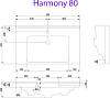 Раковина MyJoys Harmony 640207 на тумбу