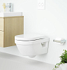 Подвесной унитаз Gustavsberg Hygienic Flush WWC 5G84HR01 безободковый