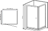 Душевой уголок RGW Passage PA-44 (970-1100)х800 стекло чистое