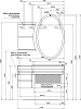 Тумба с раковиной Aquanet Опера 1-115 чёрная с ящиком R