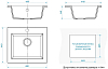 Мойка кухонная Domaci Болонья М-35-007 антрацит