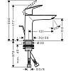 Смеситель для раковины Hansgrohe Logis Fine 71252000, хром