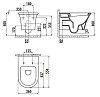 Подвесной унитаз Creavit Free MO321(MO320.00100)
