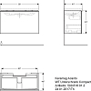 Тумба под раковину 90 см Geberit Acanto 500.616.01.2, белый