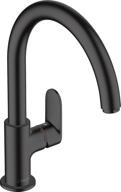 Смеситель для кухни Hansgrohe Vernis Blend 71870670, матовый чёрный
