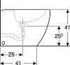 Напольное биде Geberit Citterio 500.538.01.1, белый